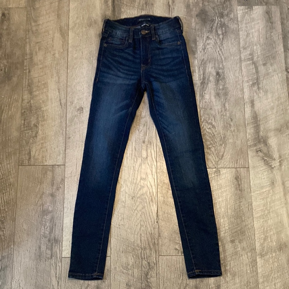 High rise jeggings size 00